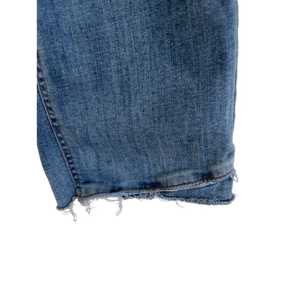 J. Jill light blue demi boot cut cropped jeans size 10 - Picture 3 of 6